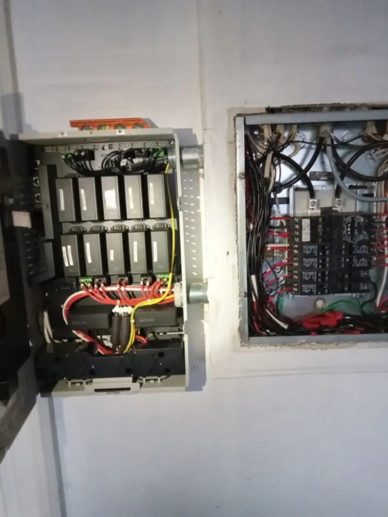 Electrical panel upgrade completed for Indoor Lighting Installation in Newport
